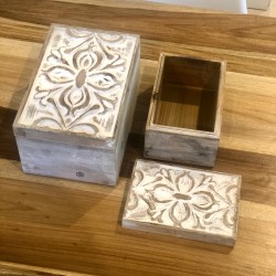 Caja de madera Set x2 - DCAJA