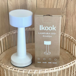 Lámpara Led Recargable "Brooklyn" Blanca - KBROOKBL