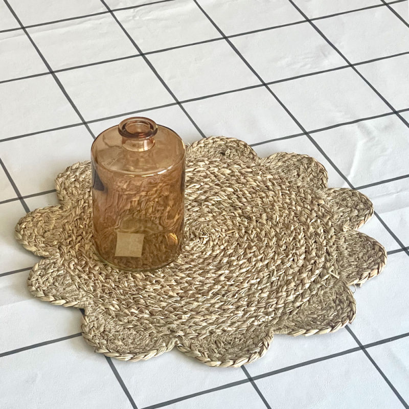Individual de GRASS "Flor" Natural - WINGRFLOR