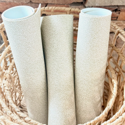 Individual vinilico impermeable de PVC ecocuero