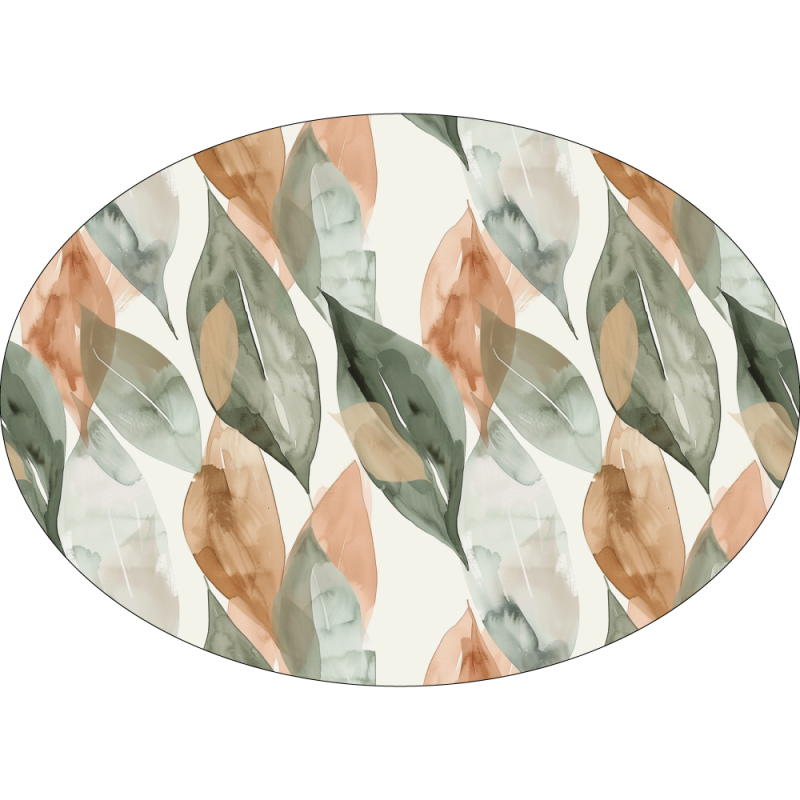 Individual vinilico impermeable de PVC ecocuero