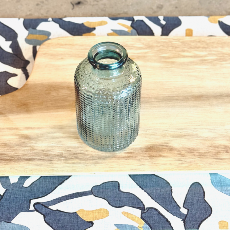 Florero/ Difusor Tipo Botella Azul - ZFLBOTAZ