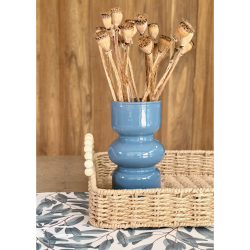 Florero Curvas Azul - ZCURAZ