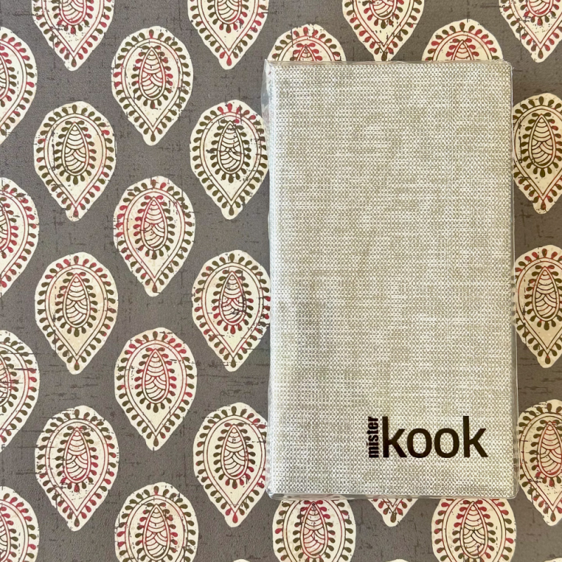 Servilletas Rectangulares Lisas - N40GRIS