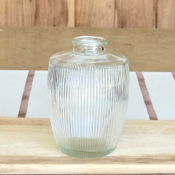 Florero/ Difusor tipo Perfumero H12cm Transparente - ZPER12CL