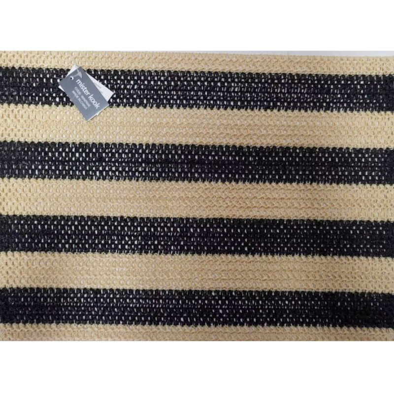 Individual "Panal" Negro y blanco - WINPANE