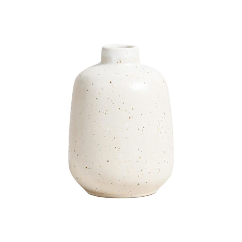 Florero "Glaze" H16 cm Crema - FGLA16CR