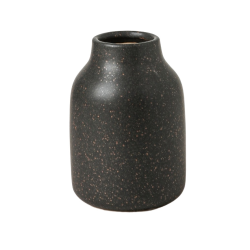 Florero "Glaze" H19 cm Negro - FGLA19NE