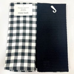 Repasador de Cocina Set/2 Vicky Negro - RAVICNE