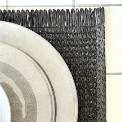 Individual "Tejido" Negro - WINTENE