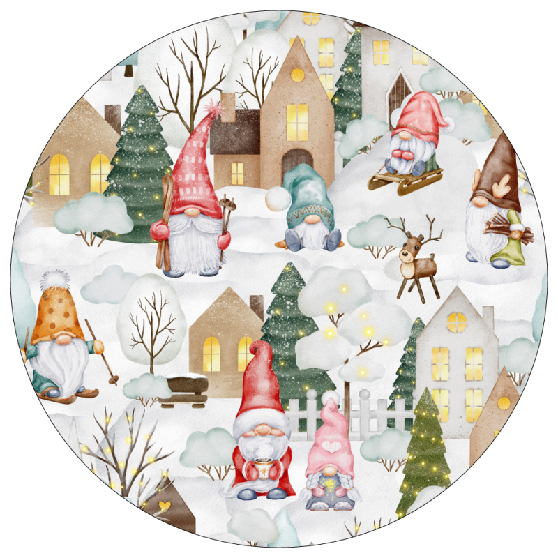 Individual vinilico impermeable de PVC ecocuero, navidad, mesas de navidad, mesas navideñas