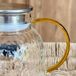 jarra de agua, vidrio, jarron,