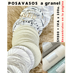 Individual vinilico impermeable de PVC ecocuero