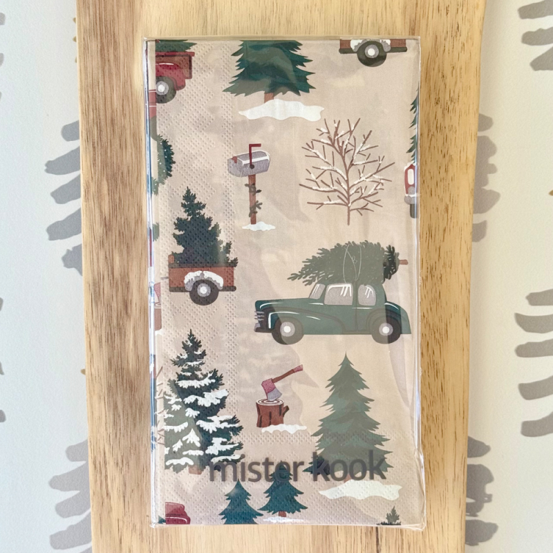 Servilletas Navideñas Rectangulares - N40AUTO