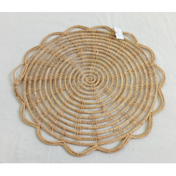 INDIVIDUAL DE FIBRA NATURAL, INDIVIDUAL DE PALMA, individual de mesa, plato de sitio, mantel individual,