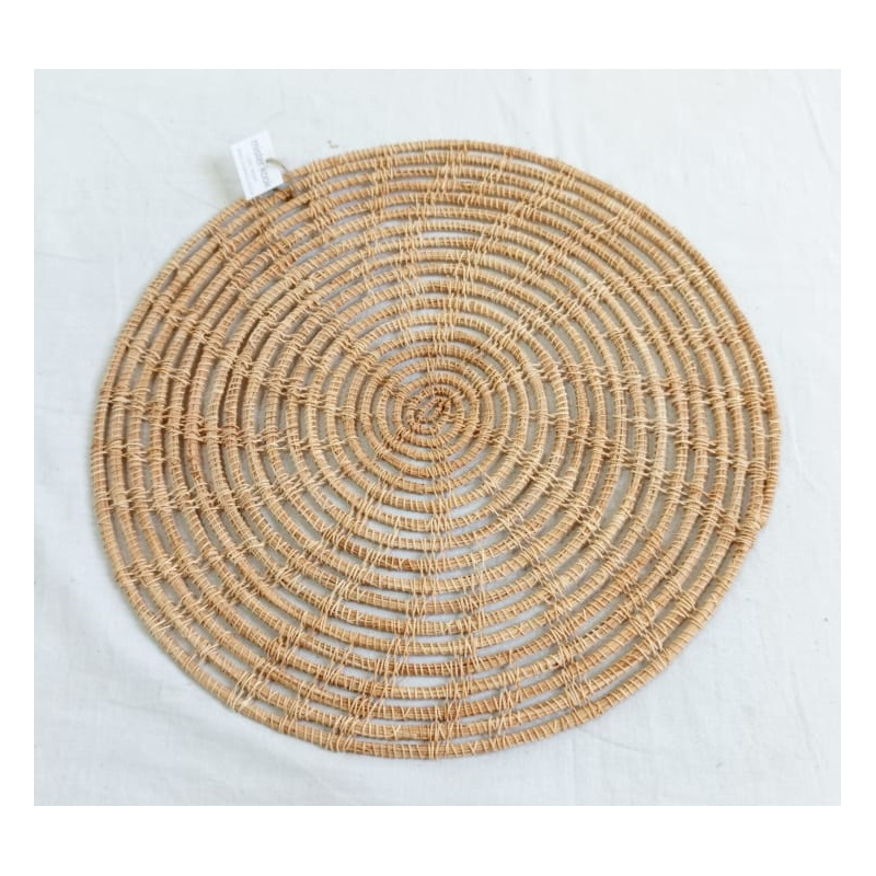 INDIVIDUAL DE FIBRA NATURAL, INDIVIDUAL DE PALMA, individual de mesa, plato de sitio, mantel individual,