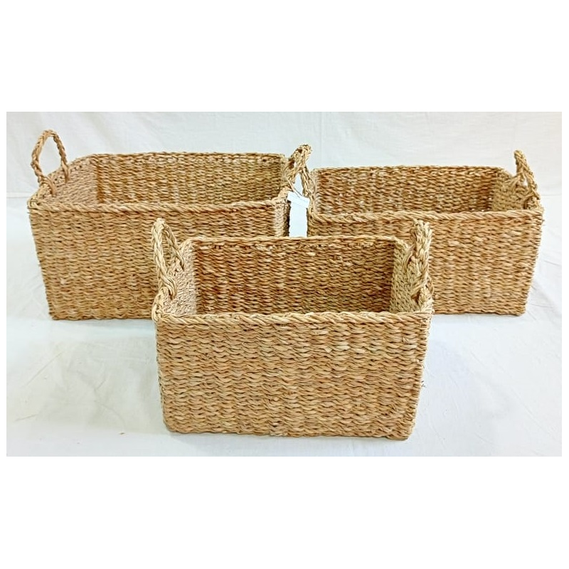 organizador, cesto, canasta, fibra natural, deco, mesa, baño, cocina,