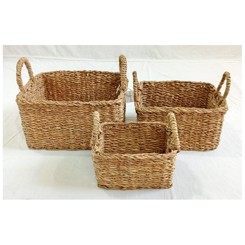 organizador, cesto, canasta, fibra natural, deco, mesa, baño, cocina,