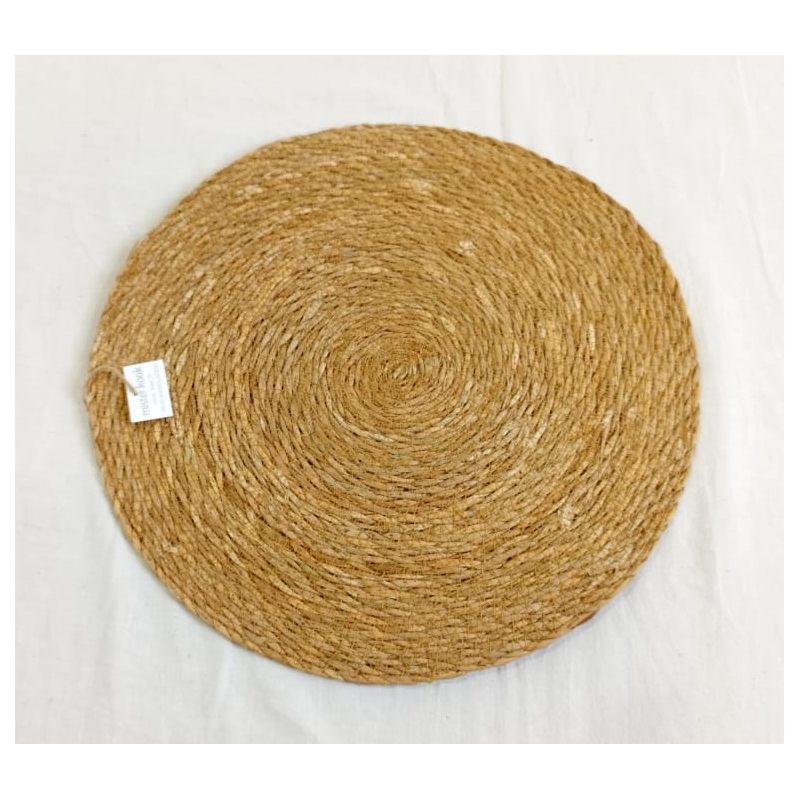 INDIVIDUAL DE FIBRA NATURAL, INDIVIDUAL DE PALMA, individual de mesa, plato de sitio, mantel individual,