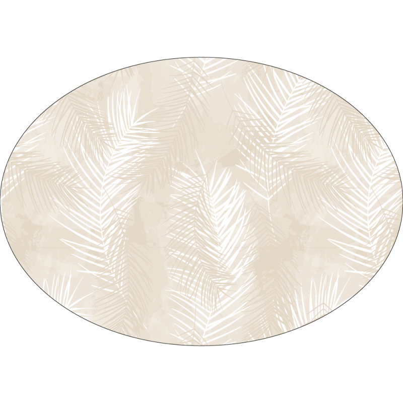 Individual vinilico impermeable de PVC ecocuero