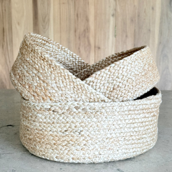 organizador, cesto, canasta, fibra natural, deco, mesa, baño, cocina, PANERA,