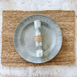 INDIVIDUAL DE FIBRA NATURAL, INDIVIDUAL DE PALMA, individual de mesa, plato de sitio, mantel individual, individual rectangular