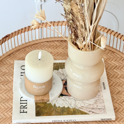 florero, vidrio, florero de vidrio, mesa, comedor, living, cocina