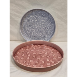 bandejas, bandejas enamel, bandejas de hierro, hierro, enamel. bandeja circular, india