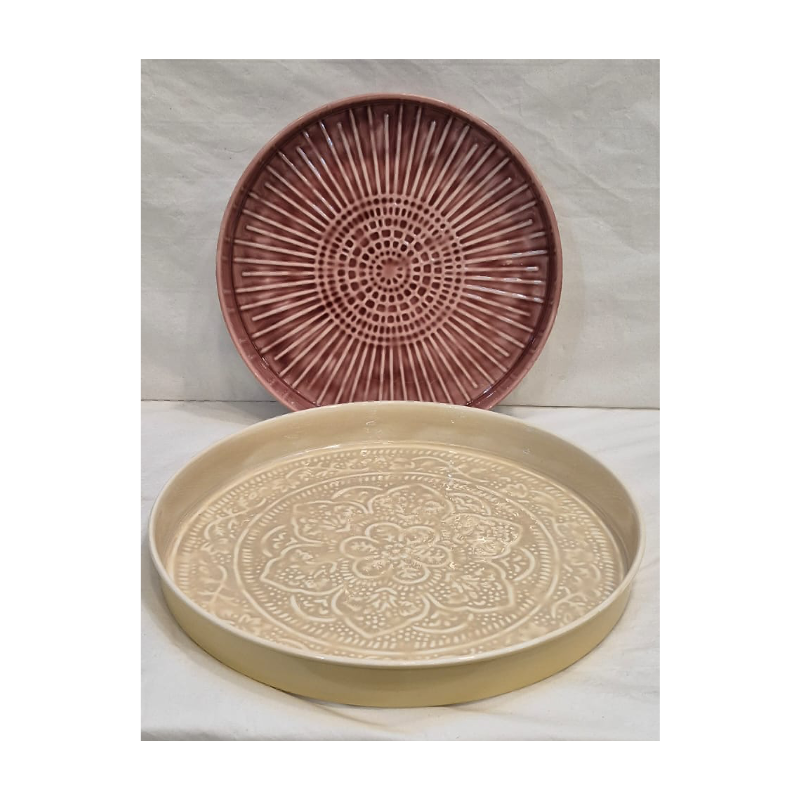 bandejas, bandejas enamel, bandejas de hierro, hierro, enamel. bandeja circular, india