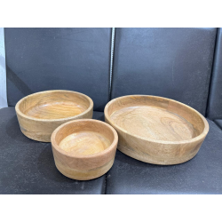 madera, mango, bowl, cuenco, decorativo, objeto, fuente