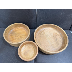 madera, mango, bowl, cuenco, decorativo, objeto, fuente