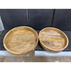 madera, mango, bandeja, decorativo, objeto, fuente, bandejas, bandeja de madera