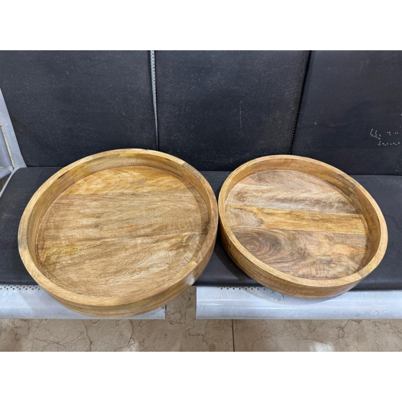 madera, mango, bandeja, decorativo, objeto, fuente, bandejas, bandeja de madera