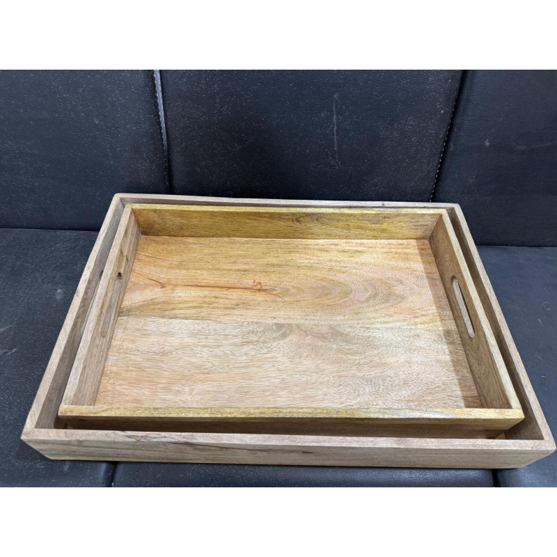 madera, mango, bandeja, decorativo, objeto, fuente, bandejas, bandeja de madera