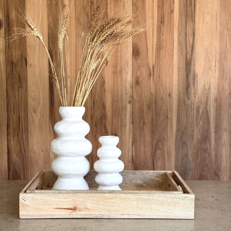 madera, mango, bandeja, decorativo, objeto, fuente, bandejas, bandeja de madera