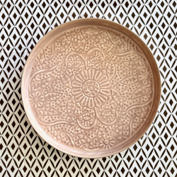 bandejas, bandejas enamel, bandejas de hierro, hierro, enamel. bandeja circular, india