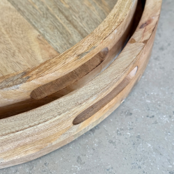 madera, mango, bandeja, decorativo, objeto, fuente, bandejas, bandeja de madera