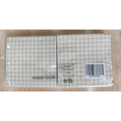 Servilletas Cuadradas 21 x 21 Picnic Beige - N21PICBE