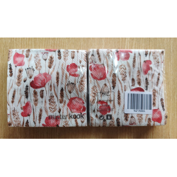 Servilletas Cuadradas 21 x 21 Amapolas - N21AMA