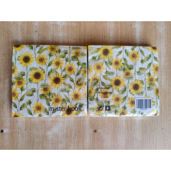 Servilletas Cuadradas 33 x 33 Girasol - N33GIRA
